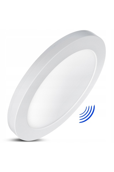 Maclean Energy Panou LED de tavan 30W cu senzor de mișcare, 3 culori