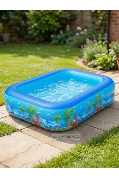 SHYA Piscina Gonflabila 115x82x33 AquaWorld