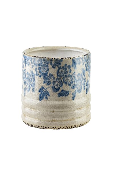 MONDEX Capac ceramic pentru oală Crocket 16.5x16.5x16cm alb crem 1 buc.