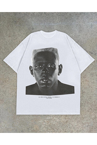 Grafftee Clothing تي شيرت تايلر كريتور IGOR مطبوع للجنسين مقاس كبير