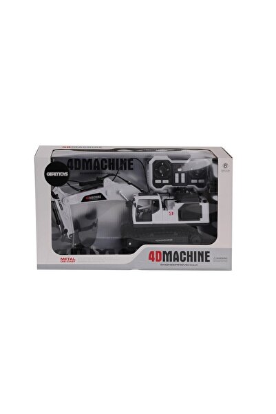 Gepettoys 3 Başlıklı Uzaktan Kumandalı Şarjlı Ekskavatör 5027