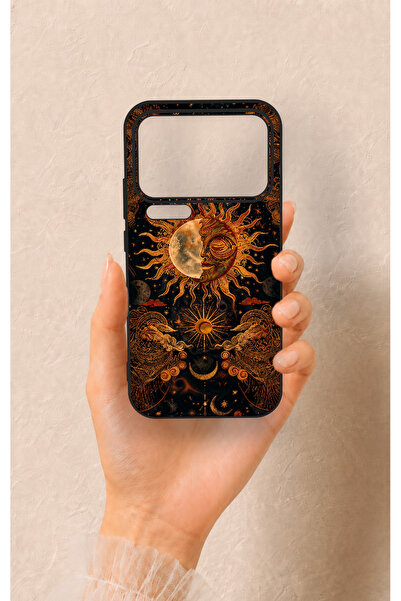 Vip Case Mi 17 Pro Max Uyumlu Mistik Güneş Desenli Silikon Kılıf