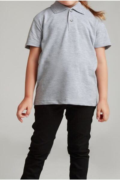 BLACK SWALLOW Girl's Polo Collar Short Sleeve School T-Shirt-Bs