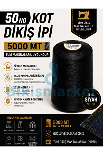 dm dikişmarket Dikiş makinaları için 50 No / Kot