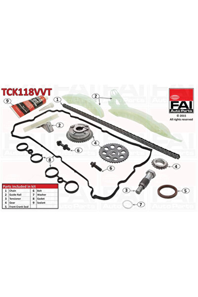 FAI AUTOPARTS Chit Lant De Distributie Deasupra Citroen C4 1/C4 2/C4 Grand Pi...