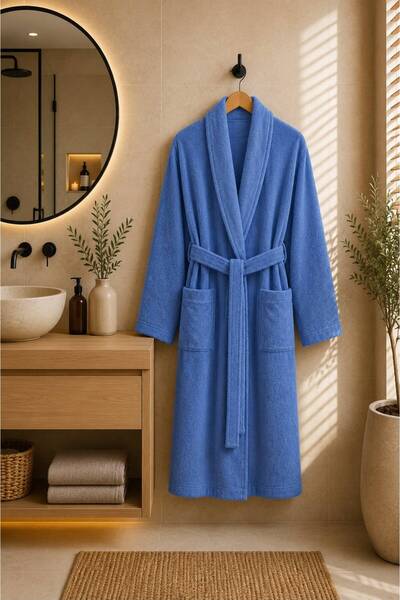 Federico Fabrizio Elva 100% Bamboo Large Size Shawl Collar Unisex Soft Bathrobe