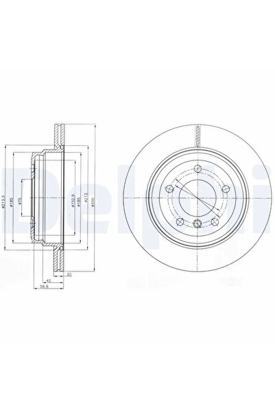 DELPHİ Disc Frana Bmw 1/3 2004-2021