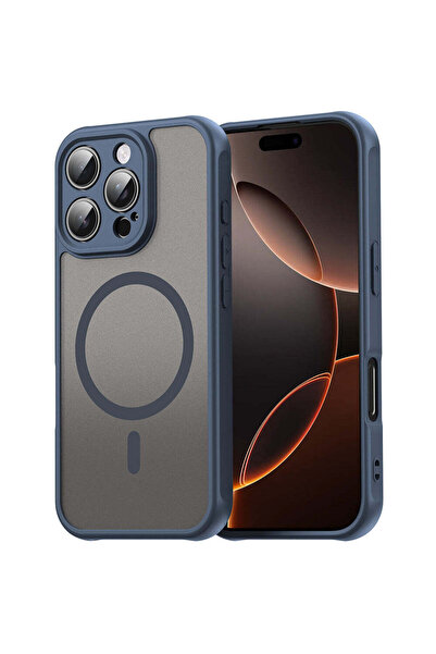 Techsuit Husă pentru Samsung Galaxy S26 FE, HaloFrost II MagSafe, Albastru marin