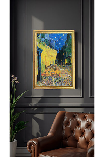 BlackSea VİNCENT VAN GOGH,ÜNLÜ ESERİ,LAKE BOYALI MDF ÇERÇEVE