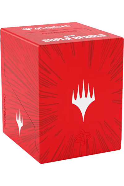 Gamegenic MTG Бастион 100+ XL Кутия за тесте Комик Бърст Червен