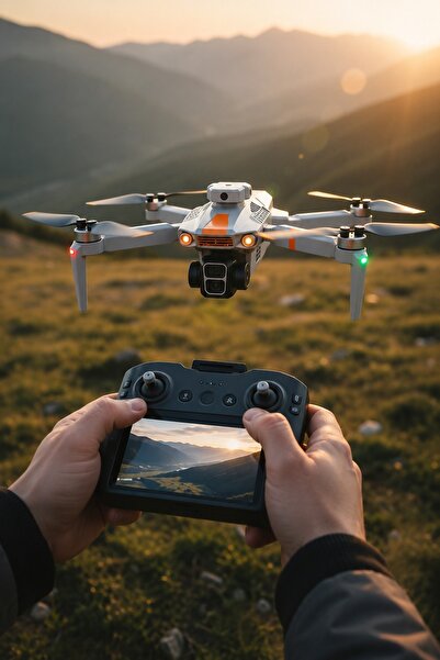 HEJARON R06 Katlanabilir HD Kameralı Drone | Büyük Ekranlı Kumanda | Fırçasız...