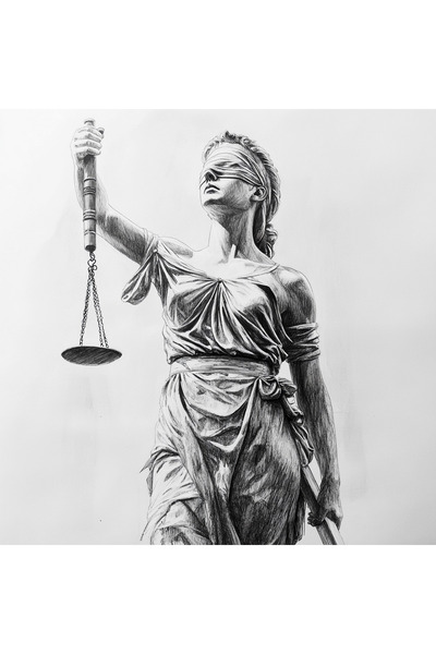 Aden TABLIE DIGITALĂ DECORATIVĂ A CÂNTARULUI JUSTIȚIEI, TABLIE PE PÂNZĂ DECOR...