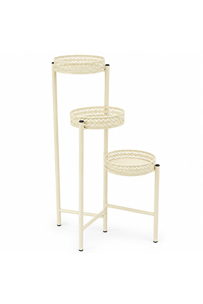 MİHMAN HOME 3 Katlı Metal Çiçeklik Standı