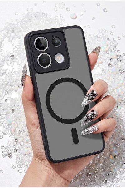 AKSEFİZZ Xiaomi Redmi Note 13 Pro 5GKılıf Mat Yüzeyli Güçlendirilmiş Kenar Ko...