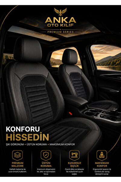 Anka Ford Focus Sedan 2011 Ve 2018 Uyumlu Premium Oto koltuk kılfı