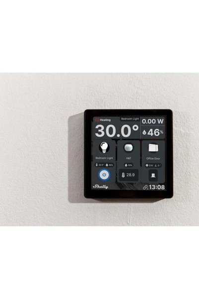 Shelly Wall Display A smart control panel - Black+BLU H&T Black