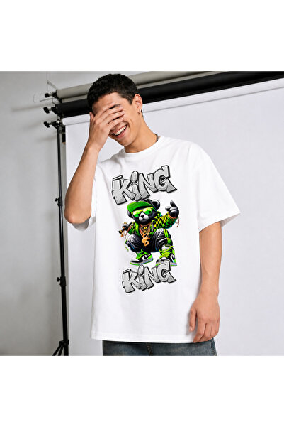 Ingift Tricou Unisex Oversize Personalizat Cartoon Street Wear Collection, 10...