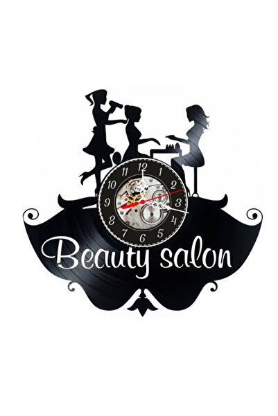 OEM Ceas de perete decorativ din disc de vinil, Model Salon de înfrumusețare,...