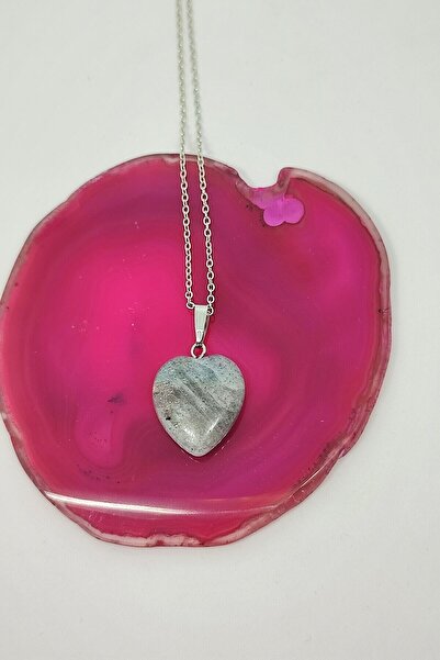 LADIN DOGALTAŞ Certified Crystal Quartz Cracked Stone Natural Stone Necklace