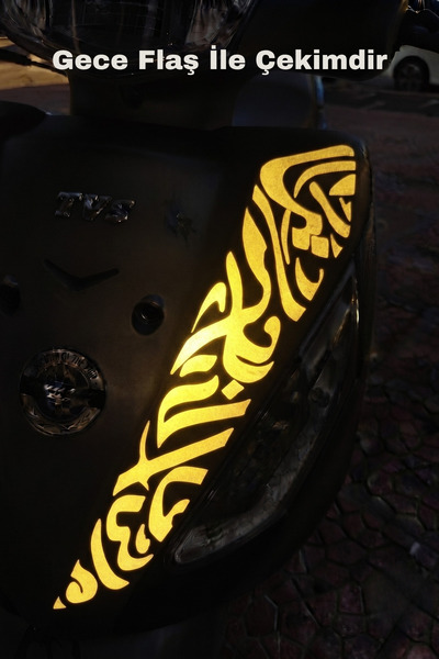 Banxtre Night Glowing Reflective Headlight Top Tribal Pattern Sticker Decal C...