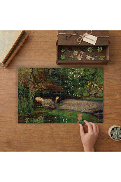 puntodizayn Ophelia - John Everett Millais Tasarımı 240 parça Ahşap Puzzle Ah...