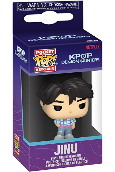 Funko Pop! Keychain: Netflix - KPOP Demon Hunters - Jinu - Anahtarlık Orijinal