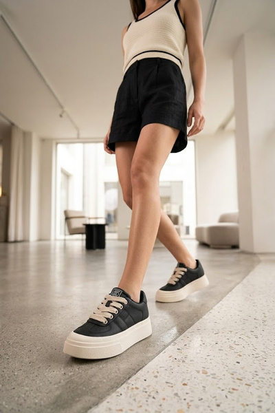 SOLMAZ BDLZ2011 Μαύρο Γυναικείο Sneaker