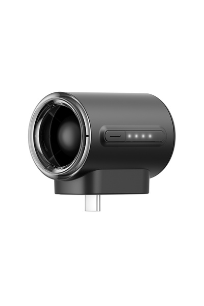 Aecooly PK01-F1 Type-C Bağlantılı 4 Kademeli Portatif Soğutucu Mini Fan Siyah