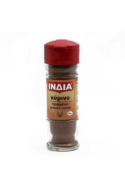 india ΙΝΔΙΑ ΚΥΜΙΝΟ ΤΡΙΜΜΕΝΟ 35gr. - (ΓΥΑΛΙΝΟ ΒΑΖΟ)