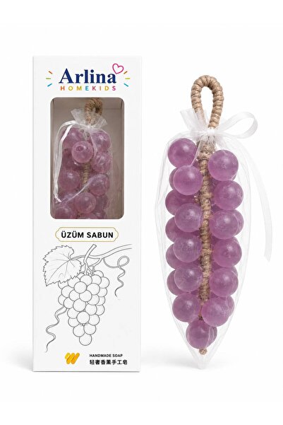 Arlina Home Kids Natural Handmade Scented Grape Soap