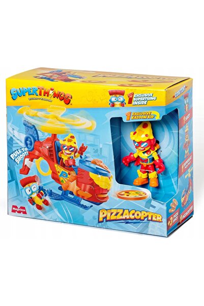Magicbox ByStone SET ELCOPTER PIZZACOPTER CU FIGURIȘE ȘI ACCESORII