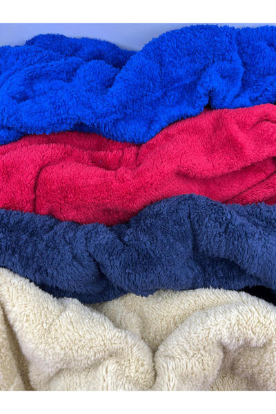 ELNA KUMAŞ Çift Taraflı Peluş Kumaş (Teddy/Welsoft) – Battaniyelik | 180 cm En