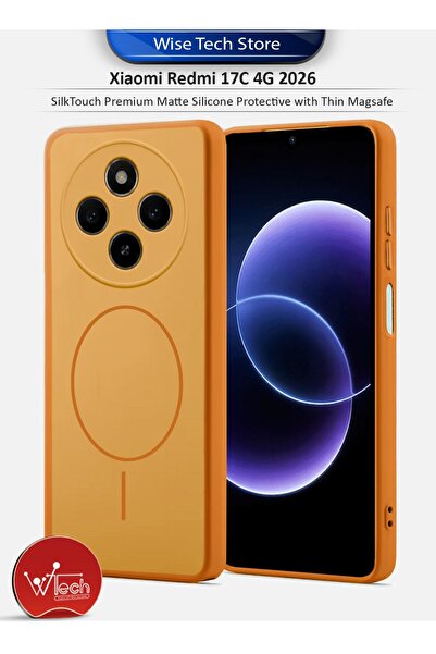 Wtech Xiaomi Redmi 17C 4G 2026 SilkTouch Premium Matte Silicone Protective wi...