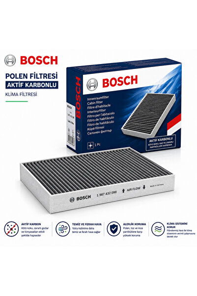 Bosch Aktif Karbonlu Kabin Filtresi 0986628583 Tesla Motors Model 3, Tesla Mo...