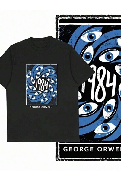 9JY Coolmind X0022 100% Cotton 1984 Rebellion T Shirt Big Size Exclusive Grap...