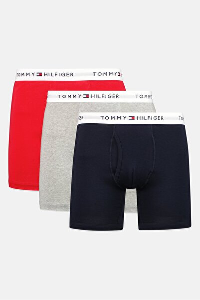 Tommy Hilfiger Men 3 Pack Cotton Classics Boxer Briefs, Multicolor