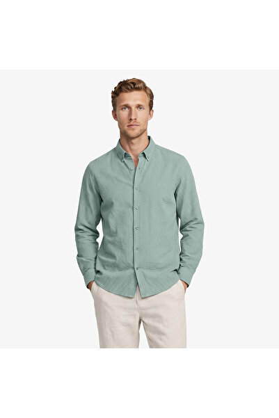 Nautica Erkek Yeşil Regular Fit Gömlek