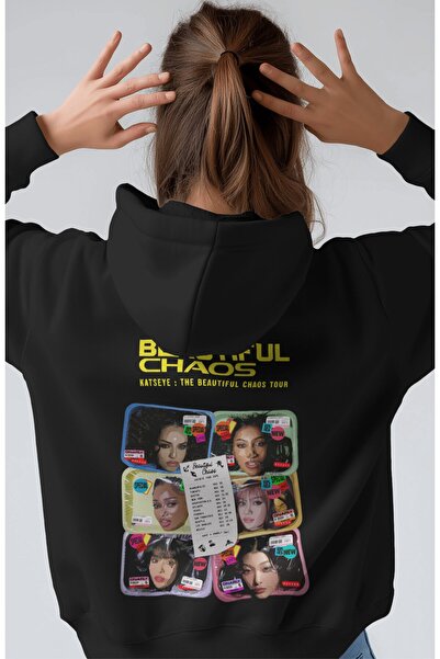 SEVBANO Beautiful Chaos Katseye Kpop Music Group Back Printed Unisex Oversize...