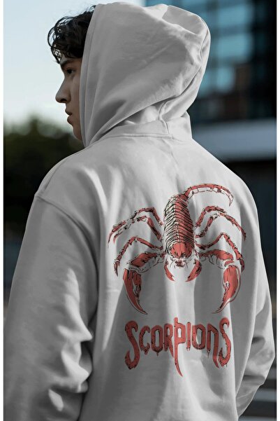 SEVBANO Scorpions rok metal muzički bend, unisex oversize premium hoodie sa z...