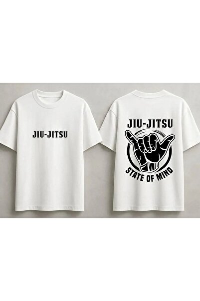 SVART WEAR Μπλουζάκι Jiu Jitsu με στάμπα Unisex Oversize από 100% βαμβάκι