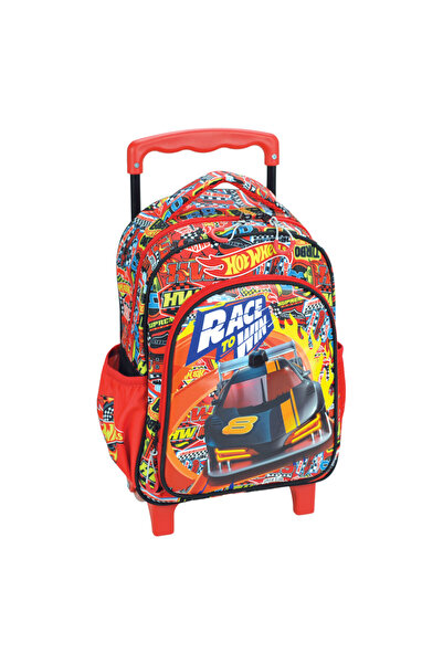 HOT WHEELS Race to Win rucsac pentru grădiniță cu roți, geantă 30 cm