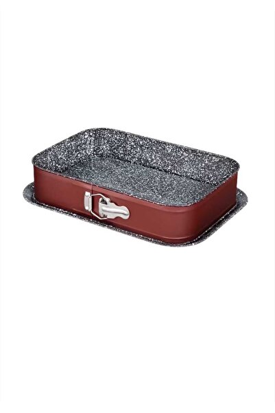 Blaumann Forma de copt patrata cu baza detasabila 39 x 27 cm interior antiade...