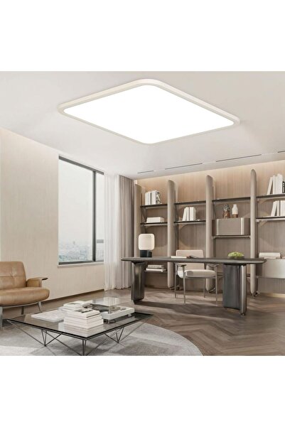 Dotail Квадратен LED плафон, 4000K, 40W, 4400 lm, 40 x 40 x 2.5 см, алуминий,...