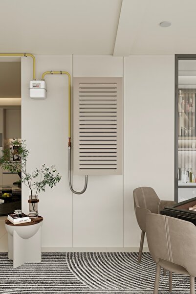 Furnitt Home Midas Kumtaşı Bej Kombi Dolabı 110 cm (100% MDF)