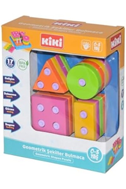 Yıldızan Albemo Kiki Geometric Shapes Puzzle / 0-3 Years Old 888483