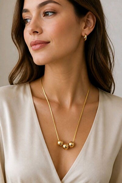 Monalisa Home Figured Anti-Tarnish Steel Adjustable Chain Luxury Necklace