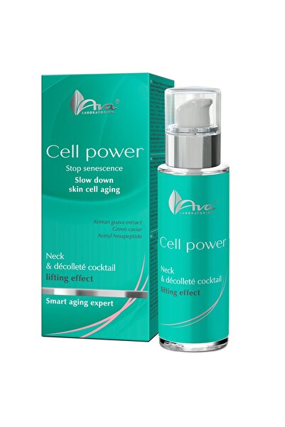 Ava Laboratorium Cell power -Ser Cocktail pentru gat si decolteu cu efect de ...