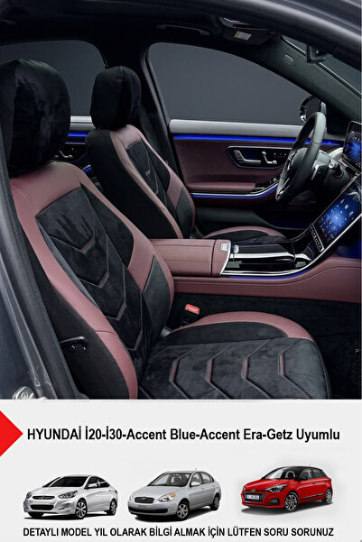 GM-DESIGN Arenza Series Luxury Car Seat Cover - (Compatible with Hyundai İ20-...