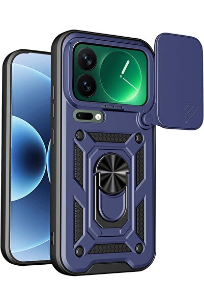 m.tk moveteck Xiaomi Mi 17 Pro Max Uyumlu Kılıf Kamera Korumalı Sürgülü Yüzük...