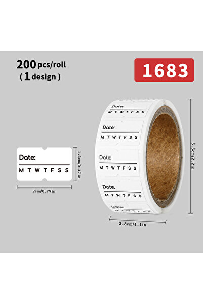 Choice9 1683 200 قطعة ملصقات جمالية صغيرة بسيطة وعصرية لسجلات القصاصات، ملصقا...